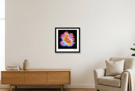 Glory - Artwork Limited Edition Print — 40×40cm, 16×16" Black Frame