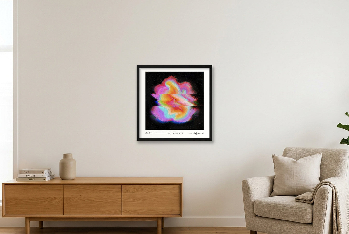 Glory - Artwork Limited Edition Print — 50×50cm, 20×20" Black Frame