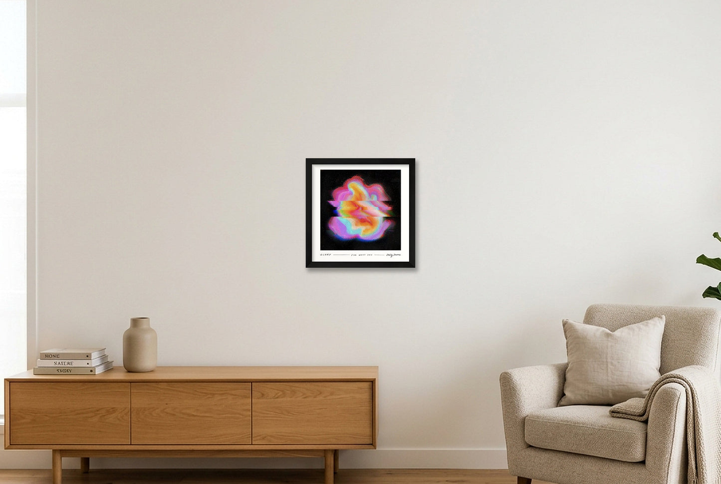 Glory - Artwork Limited Edition Print — 30×30cm, 12×12" Black Frame